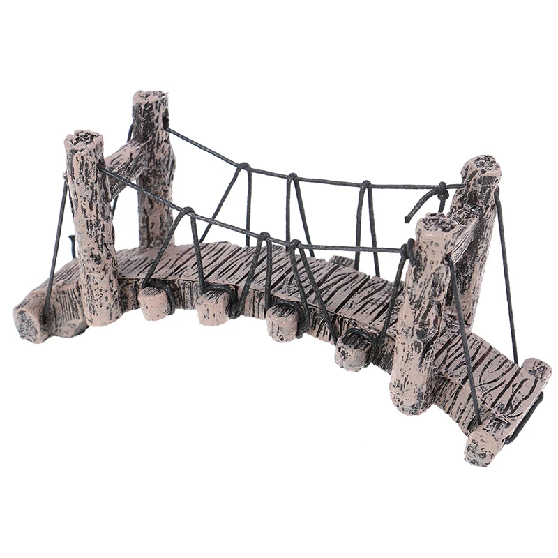 

1PCS Bridge Decoration for Aquarium Fish Tank Landscape Curved Bridge Ornaments Accessories