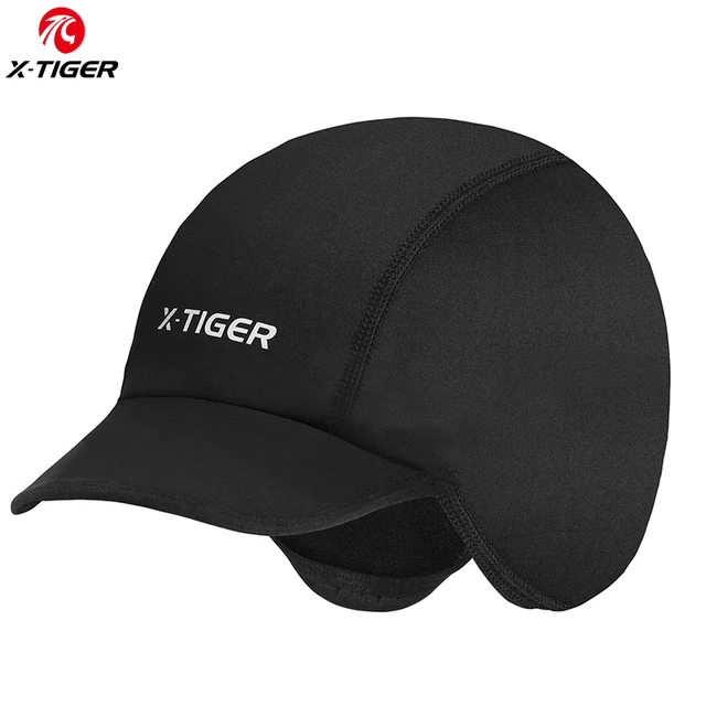US $3.19 X-TIGER Men Winter Windproof Fleece Cycling Cap Running Skating Skiing Motocycle Riding Head Hat Wo
