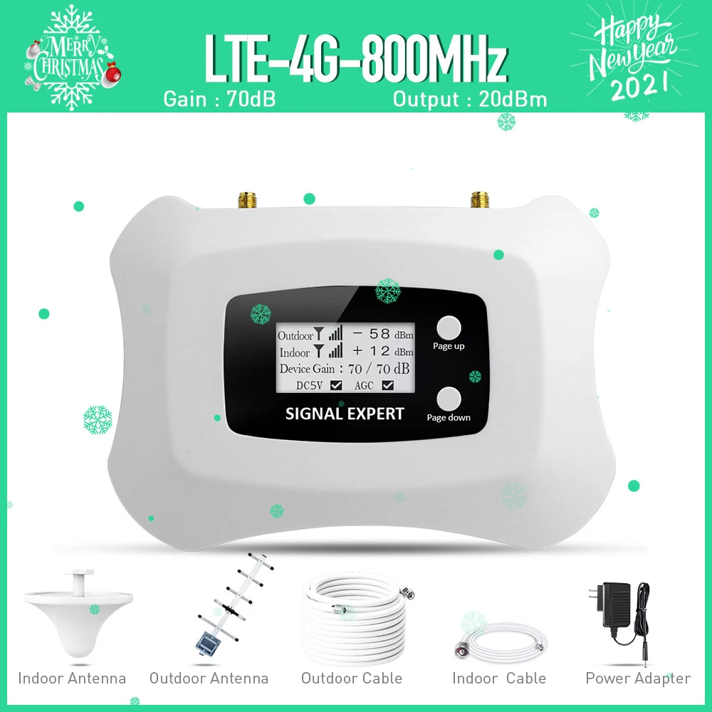 Горячее предложение! Распродажа! 4G LTE 800MHz усилитель мобильного сигнала 4g