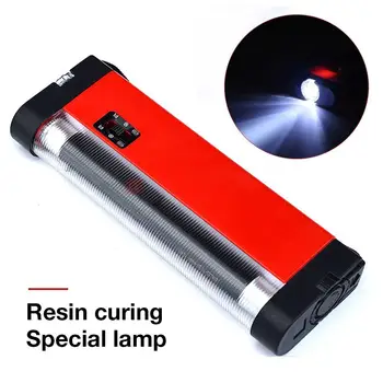 

Resin Curing Special Light UV Lamp Curing Resin Glue Special Set Tool Car Front Windshield Glass Crack Repair Tool