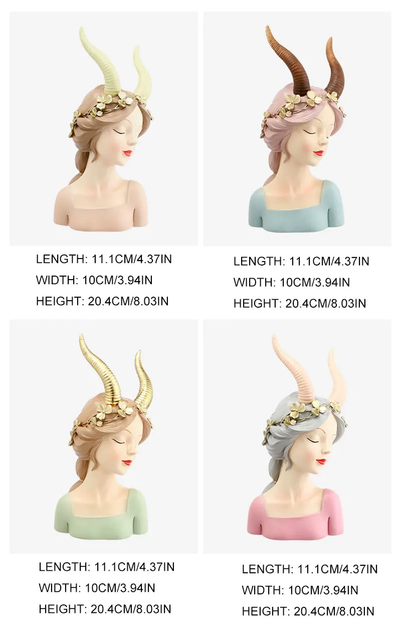 Nordic Ins Creative Bow Girls Sculptures Resin Figurines Home Decoration Accessories Fashion Birthday Gifts Room Decor 8 Nordic Ins Creative Bow Girls Sculptures Resin Figurines Home Decoration Accessories Fashion Birthday Gifts Room Decor