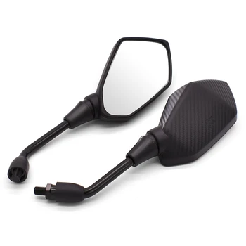 

Motorcycle Mirror Side Convex Mirror 8mm 10mm Carbon Fiber Universial for Ducati 400 620 695 696 796 821 797 MONSTER SS900