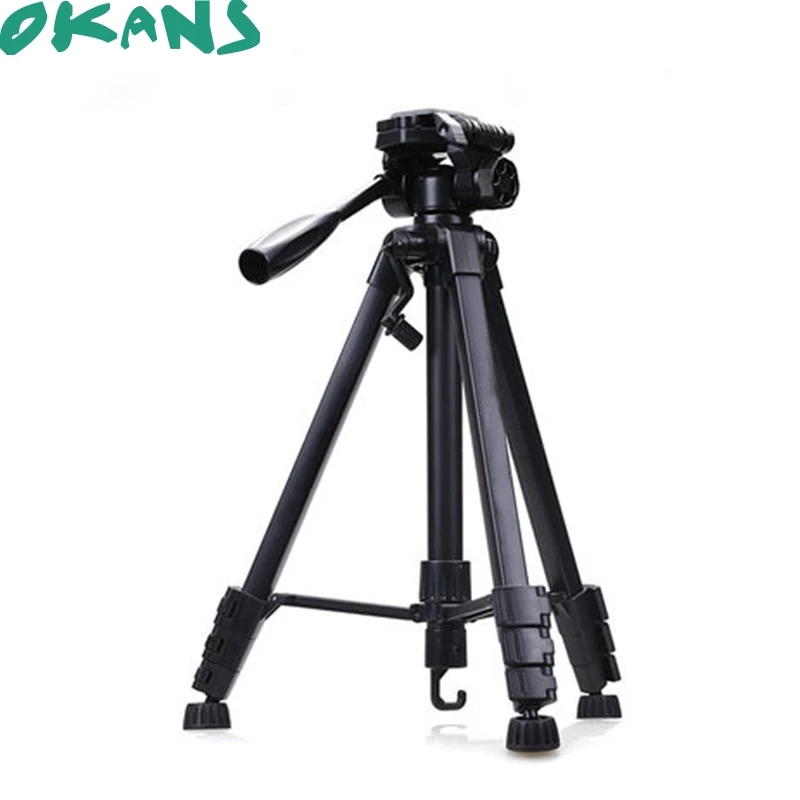 

Portable Tripod Mobile Phone Live Support for Canon Nikon Sony Slr Camera Tripod (668+Flat clip + Bluetooth)