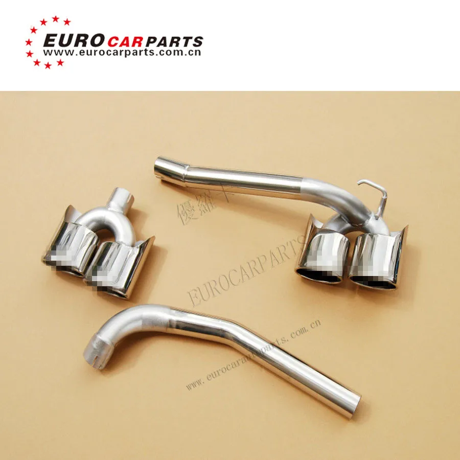 C class w204 C63 exhuast pipe with high quality stainless steel material fit for C180 C200 C260 to muffler tips | Автомобили и