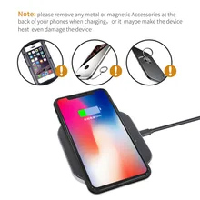 Qi Беспроводное зарядное устройство 7,5 Вт Быстрое металлическое зарядное устройство для samsung iPhone 11 11Pro X XR XAMAX huawei Xiaomi Qi Беспроводное зарядное устройство