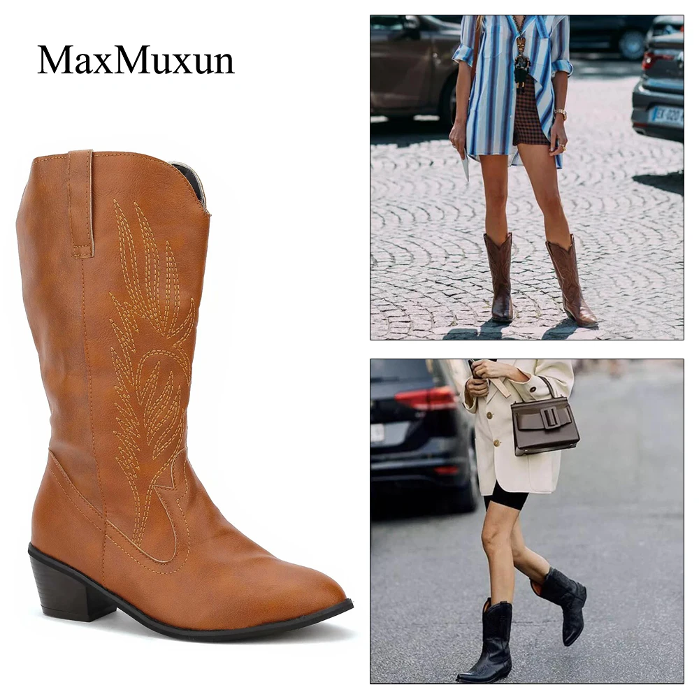 knee high western style boots