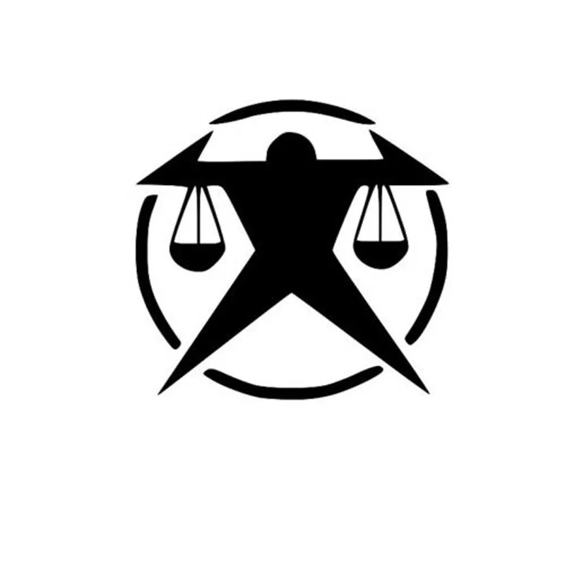 14 см* 13,5 см Libra виниловые компьютерные стильные аксессуары наклейки