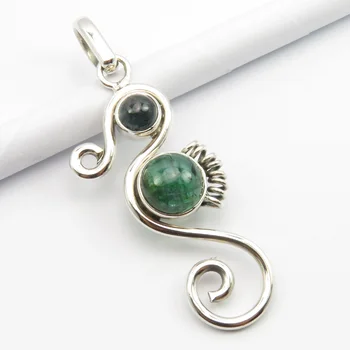 

Chanti International Tourmaline 2 Stone Necklace Pendant Fancy Women Jewelry