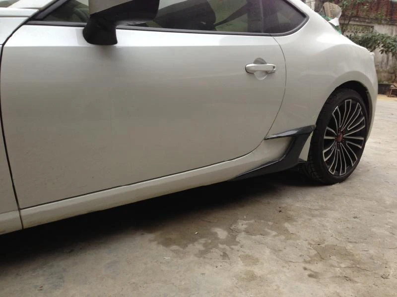 Спойлер из углеродного волокна для Toyota 86 2013- боковое крыло для subaru BRZ для Scion GT86 боковая юбка декоративная