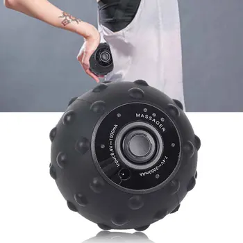 

Body Electric Vibration Portable Fitness Roller Solid Muscle Relaxation Speed Adjustable Pain Relief Rechargeable Massage Ball