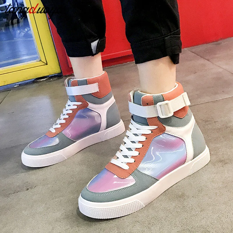 

new women running shoes sport shoes woman high top sneakers women walking shoes vulcanized zapatillas mujer plataforma