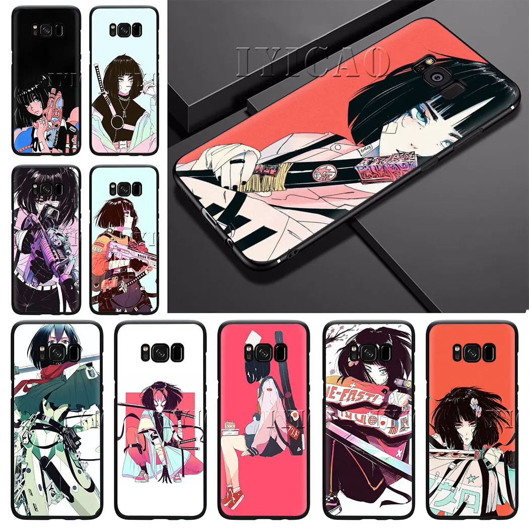 IYICAO Girl Vinne Art Мягкий силиконовый чехол для samsung A3 A5 A6 Plus A7 A8 A9 J6 телефона | Мобильные