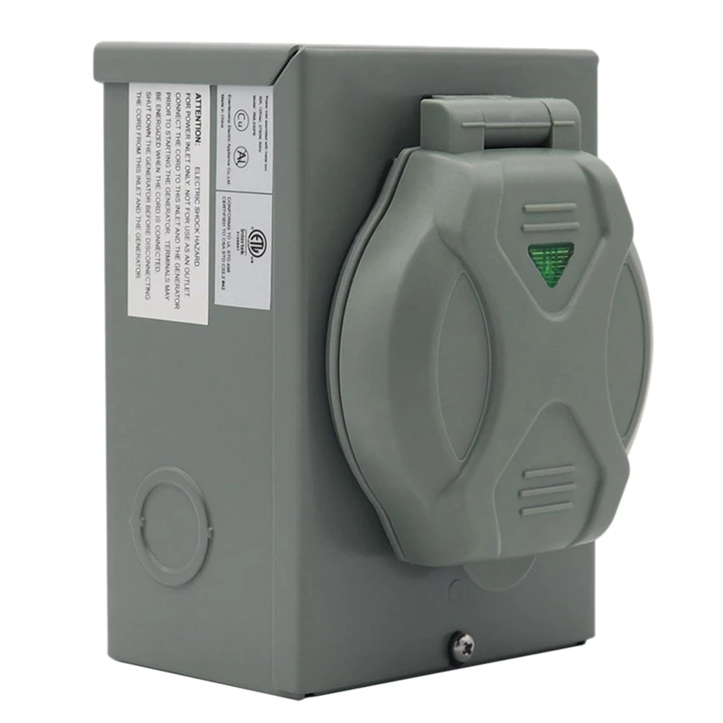 Rv Power Outlet Box 30a 125 250v Enclosed Lockable Weatherproof Outdoor Electrical Box For Camper Travel Trailer Rv Parts Accessories Aliexpress