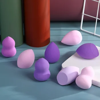 

Miss Gorgeous 1pcs Makeup Sponge Cosmetic Puff Drop Shape Beauty Belleza Foundation Concealer Cream Make Up Tools Purple Orange