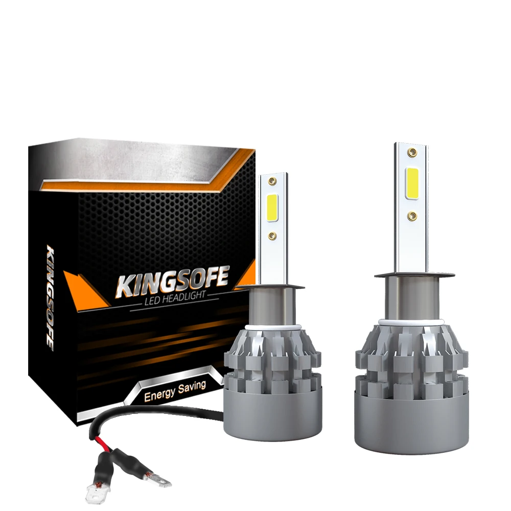 

2PCS Car Universal Fog Lights 6000K H4 H7 H119006 HB4 H1 H3 H9 COB 6000LM Auto Headlight Bulbs LED Lamp Cars Accessories