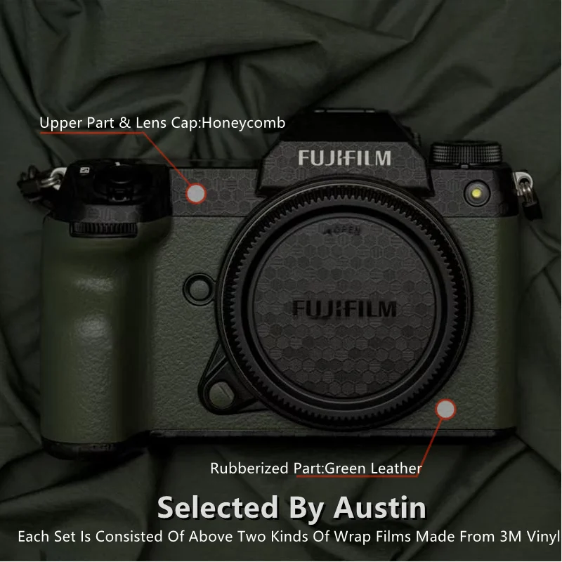 Pellicola Avvolgente Per Decalcomania Della Pelle Della Fotocamera Per Fuji Xt4 Xpro3 Xe4 X100V Gfx100S Protezione Adesiva Per Decalcomanie Antigraffi