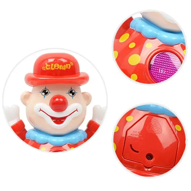 Прекрасная форма детские игрушки широкий спектр применения Сладкая музыка светящийся клоун качели игрушки неваляшки креативный подарок