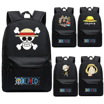 

Anime One Piece Trafalgar Law Luffy Student School Shoulder Bag Cosplay Backpack Teentage Travel Laptop Rucksack Gift
