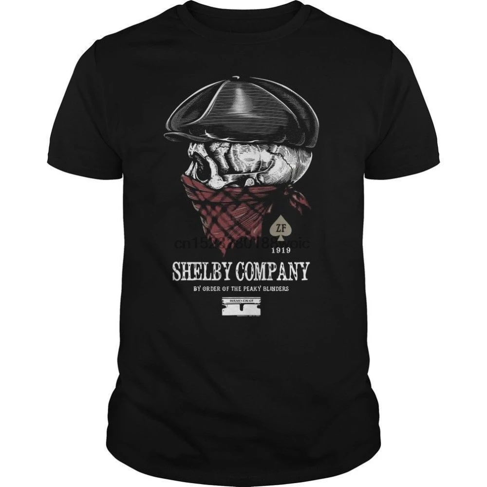 Shelby Company от Peaky bliners модный дизайн мужской бренд в моде хлопок печатных футболки крутая футболка