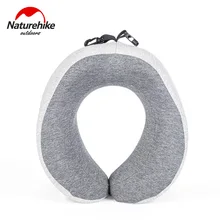 Naturehike Ультралегкая портативная Запоминающая пена портативная подушка для путешествий подушка для шеи с моющимся съемным чехлом для путешествий в самолете