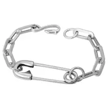 925 пробы серебряные ювелирные изделия Ретро цепи для мужчин женщин S925 браслет(FGL