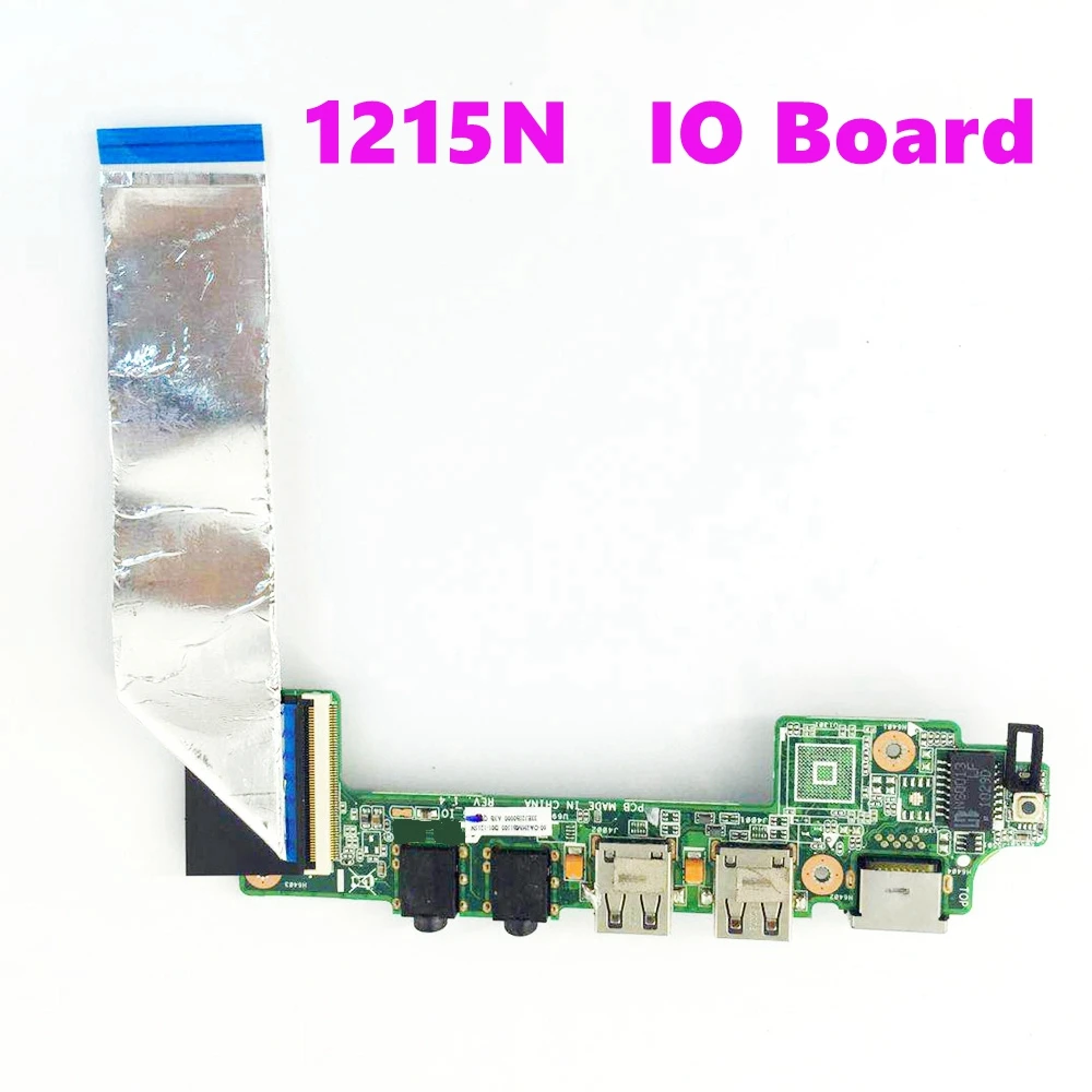 

1215N IO Board Para ASUS 1215 1215 P 1215N 1215N/VX6 IO Placa de Rede placa de Áudio USB 2.0 Com cabo USB PLACA