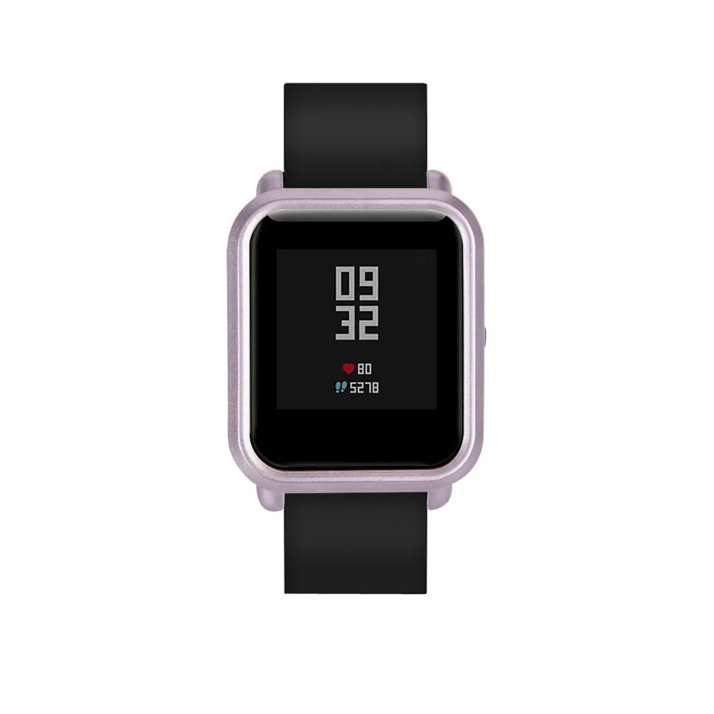 Часы из кремнекаучука чехол оболочка для Xiaomi Huami Amazfit Bip Молодежные часы с защитой экрана Аксессуары для часов 12 цветов