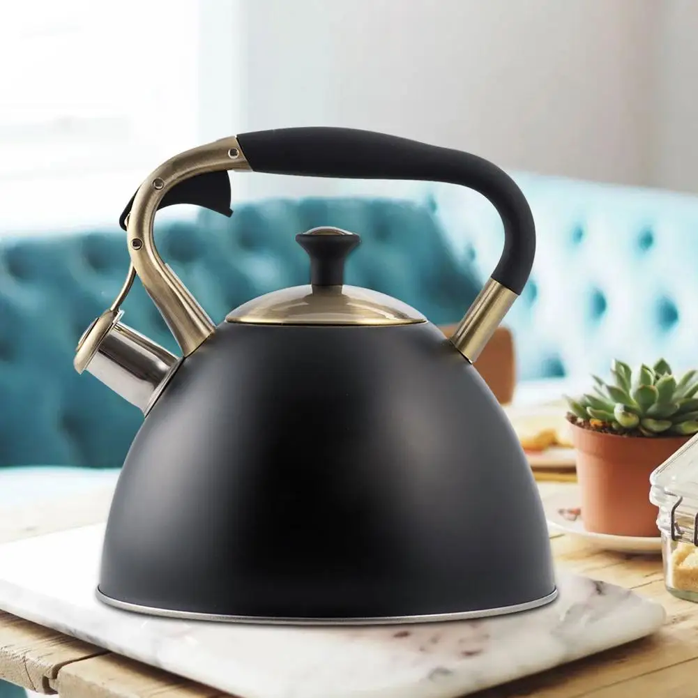 Kettle interior sanded stainless steel