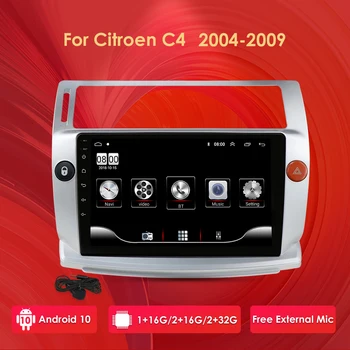 

2G+32G Android 10 2 din 9‘’ Car Radio for Citroen C4 C-Triomphe C-Quatre 2004-2009 car radio player car accessory 4G multimedia
