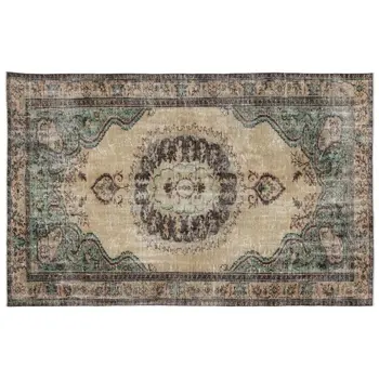 

Handmade Natural Vintage Turkish Area Rug 179x282 Cm-5'10''X9'3''