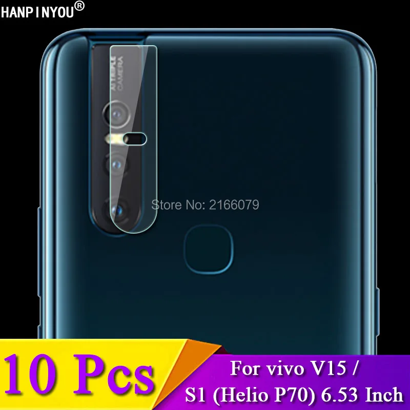 

10 Pcs/Lot For vivo V15 / S1 (Helio P70) 6.53" Rear Camera Lens Protective Protector Cover Soft Tempered Glass Film Guard