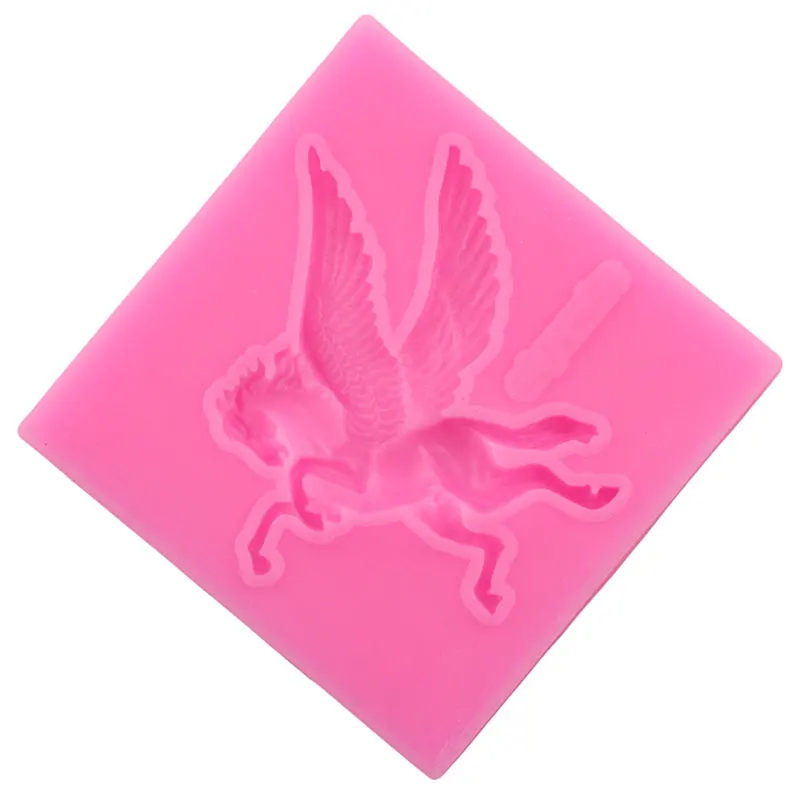 3D Pegasus силиконовая форма лошадь Конфеты Шоколад помадка формы для сахара украшения торта инструменты Fimo глина конфеты формы