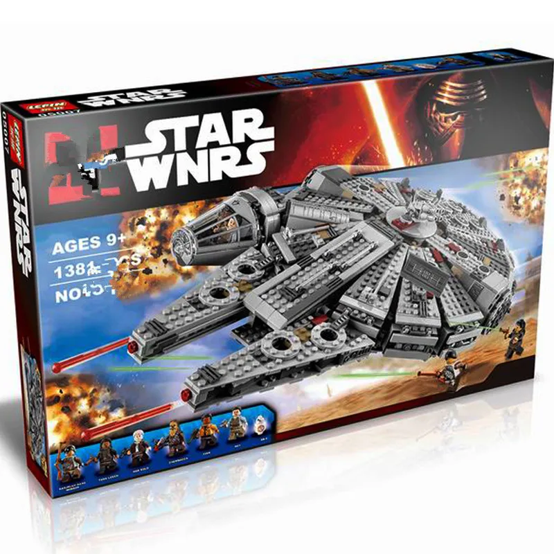 Starwars Ucs Force Awakens Millennium 05007 75105 игрушки строительные кубики Сокол