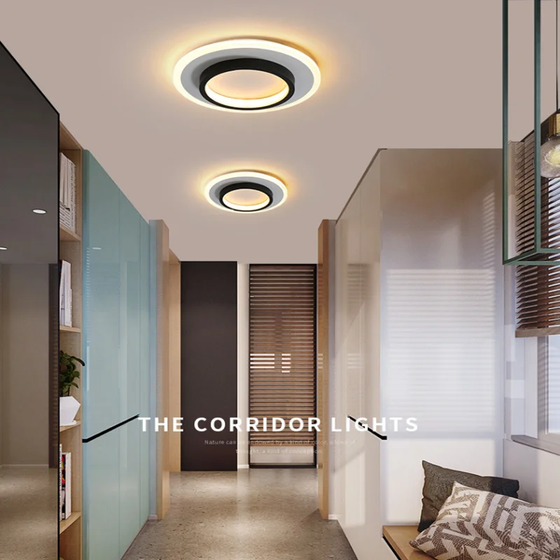 Aisle light aisle porch cloakroom ceiling simple modern Nordic creative chandelier entrance hallway | Лампы и освещение
