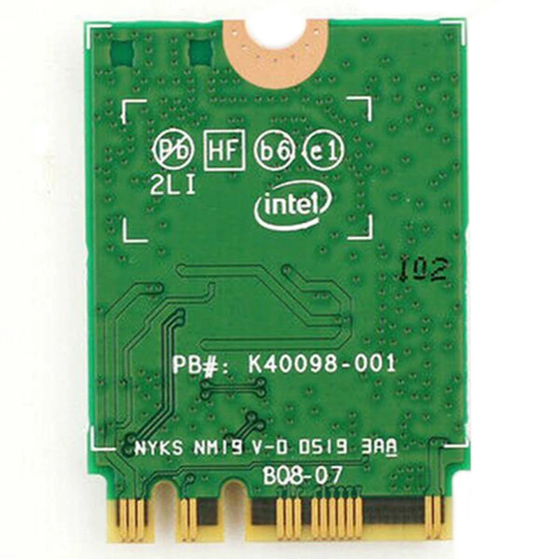 Двухдиапазонный 2 4 Гбит/с Wi Fi 6 AX200NGW 802.11Ax/Ac MU MIMO 2X2 AX200 NGFF M.2 Bluetooth 5 0 сети Wlan Card