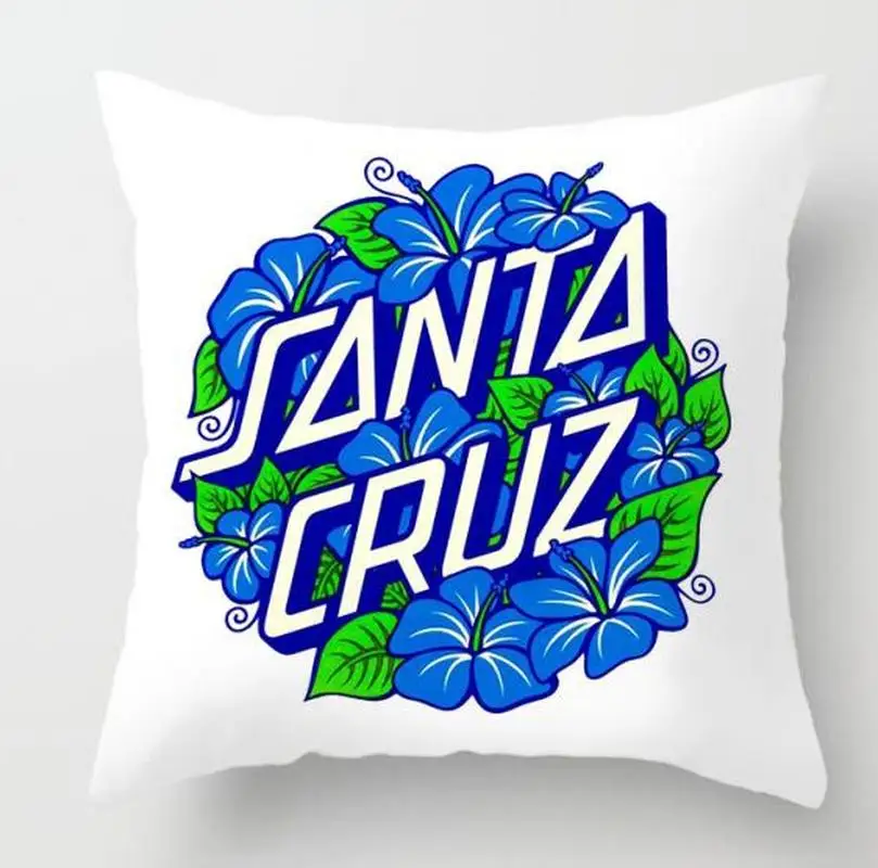 Наволочка Santa Cruz с буквами из полиэстера домашняя спальня украшение для
