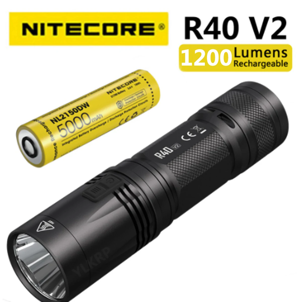 NITECORE R40 V2 1000 люмен Новый беспроводной зарядный поисковый светильник оснащенный