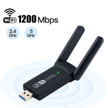 RTL8814 1900Mbps USB Wifi Adapter Dual Band 2.4G/5Ghz 802.11AC USB 3.0 WIFI Lan Adapter Dongle With Antenna For Laptop Desktop