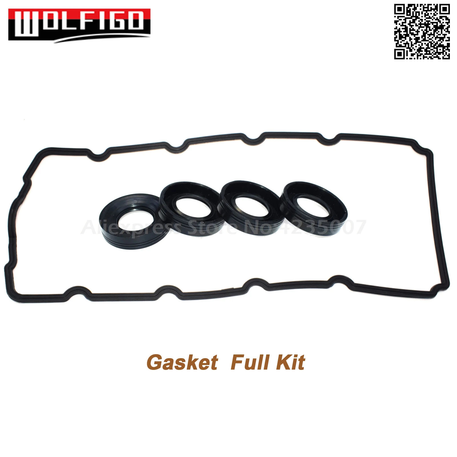 Full Kit WOLFIGO комплект прокладок клапанной крышки двигателя 11121485838 для MINI R50 R52 R53 ONE COOPER 11 12 7 513 066, 713478700,11127513066 - Цвет: Full Kit