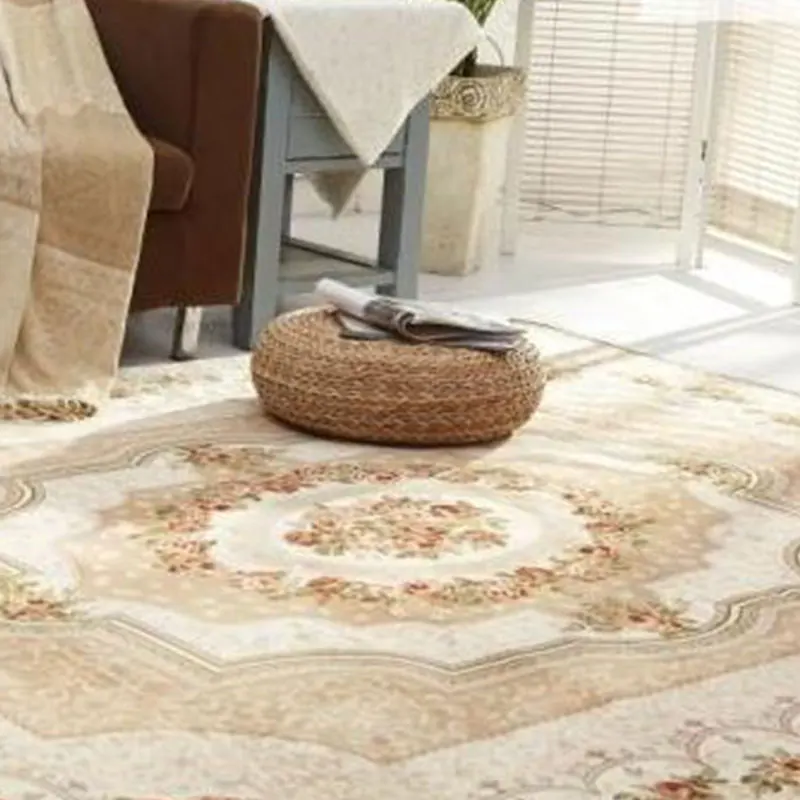 Ковер в европейском стиле мягкий коврик прямоугольные коврики для гостиной прикроватная спальня диван современный цветочный дом