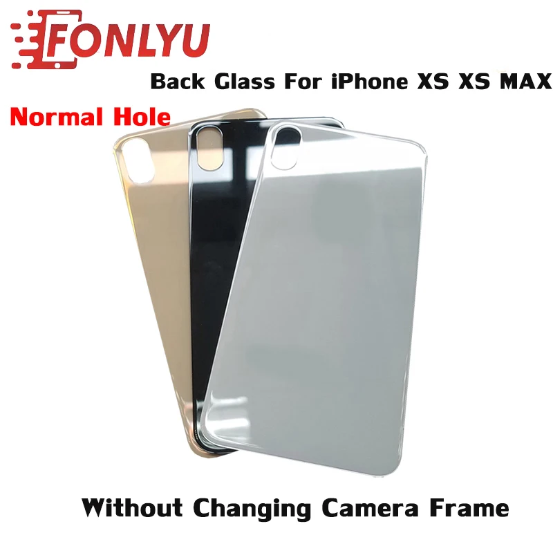 

Back Cover Glass Rear Housing For iPhone X XS XS MAX Rear Door Body Assemble Housing Replacement Parts With Normal Hole