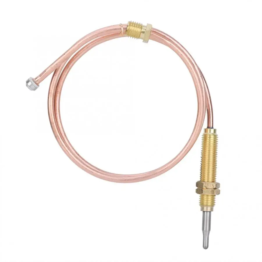

M8 Thread Heating Gas Thermocouple Probe 600mm for Fireplace BBQ Grill Accessories Grilling Picnic Camping Sensor