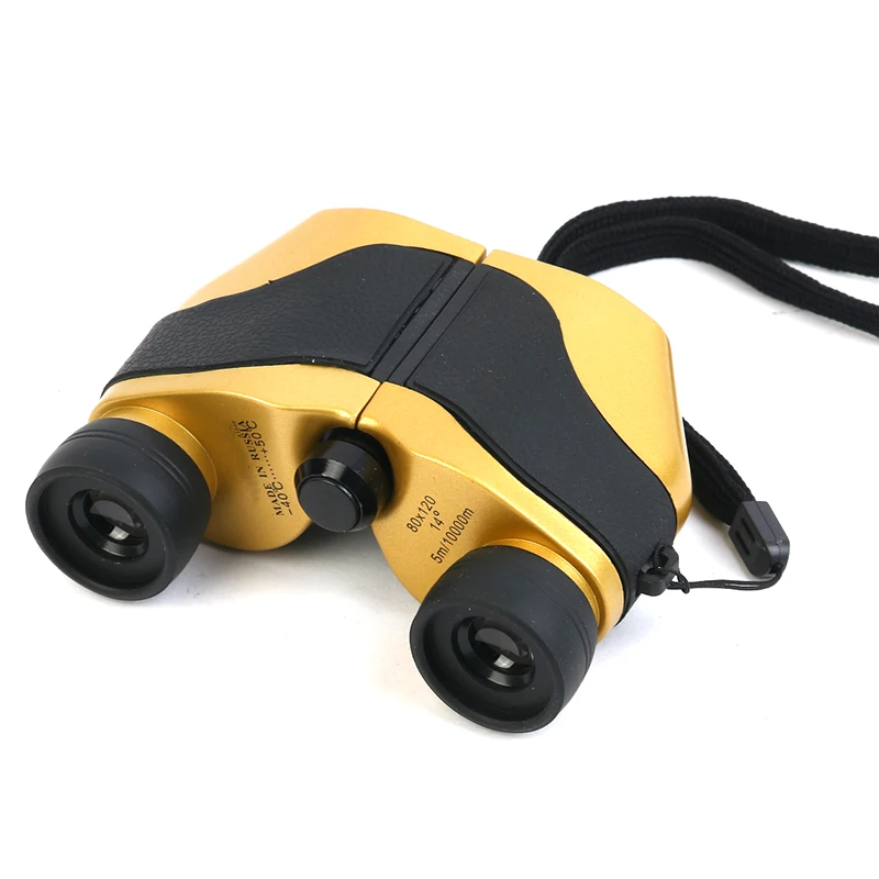 

80x120 Low Night Vision Portable Mini Telescope FMC Coating HD Binoculars with LED Light for Watching Traveling Hunting Camping