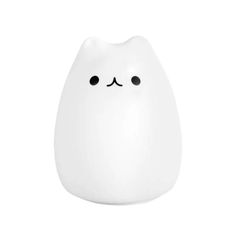 USB силиконовый ночник светодиодный звездное небо лампа-проектор декоративный свет для спальни детская комната кошка