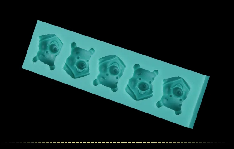 HEARTMOVE Новое поступление милый мультфильм силиконовая форма медведя торт форма для фонданов, шоколада мыло с запахом печенья желе пудинг инструменты кубик льда лоток