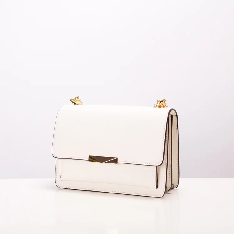 Woman new Beach Bag Women's Singles Shoulder Package Diagonal Small Square Chain Hit Color Handbag Crossbody korean Style