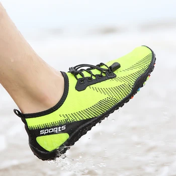 

Upstream Shoes Men Barefoot Diving Swimming Water Shoes Outdoor Sports Breathable Beach Wading Shoes Woman Aqua Seaside Sneakers