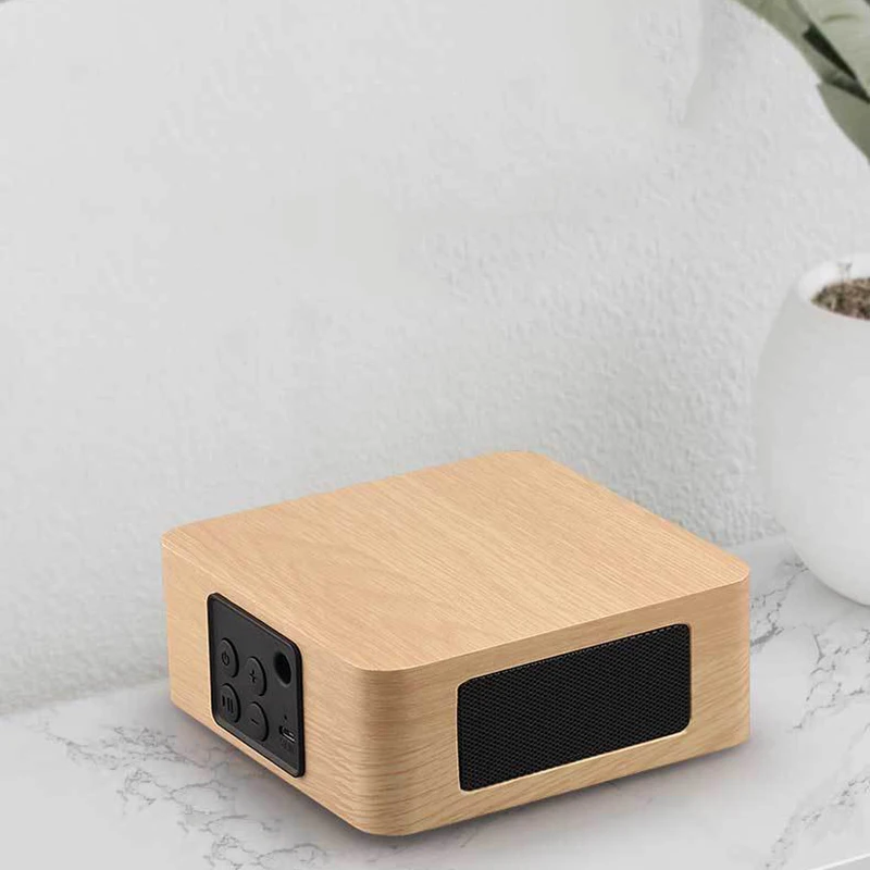 Q1A Деревянный беспроводной динамик Bluetooth 4,2 динамик s стерео музыкальная звуковая коробка Бас Сабвуфер Портативный динамик s звуковая панель для ПК телефонов