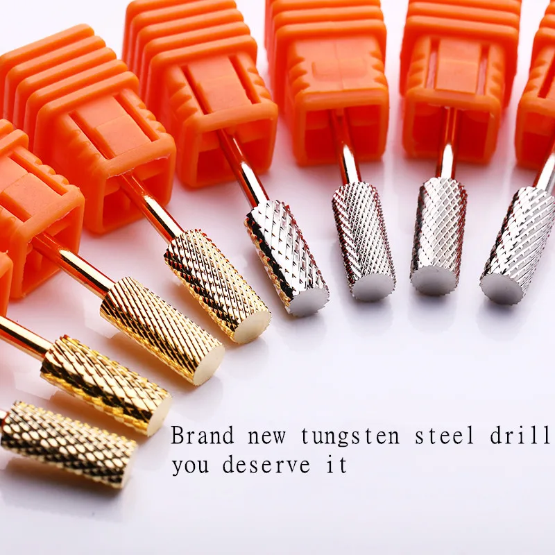 Tungsten Steel Milling Nail Drill Bit Carbide Nail Drill Bit Ceramic Alloy Milling Cutter Nail Tool Accessories 3