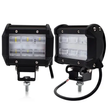 

Safego 1pcs 2pcs 3.68inch Led Work Light Offroad 18w Led Work Lamp Flood Light 12v Offroad car Truck Trailer 4X4 LED Light Bar
